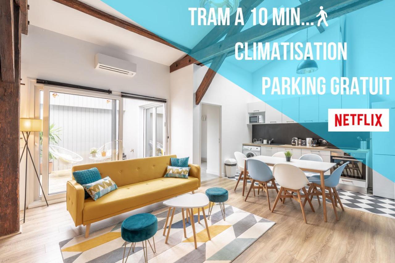 Aux Portes De Bordeaux Le Patio Samba Mindurguest Begles Ngoại thất bức ảnh